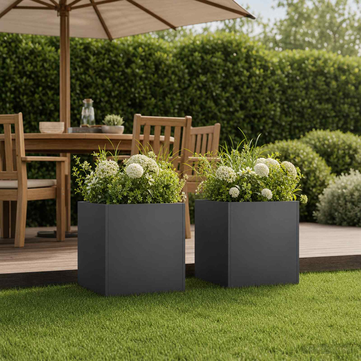 Planters 2 Pcs Corten Steel