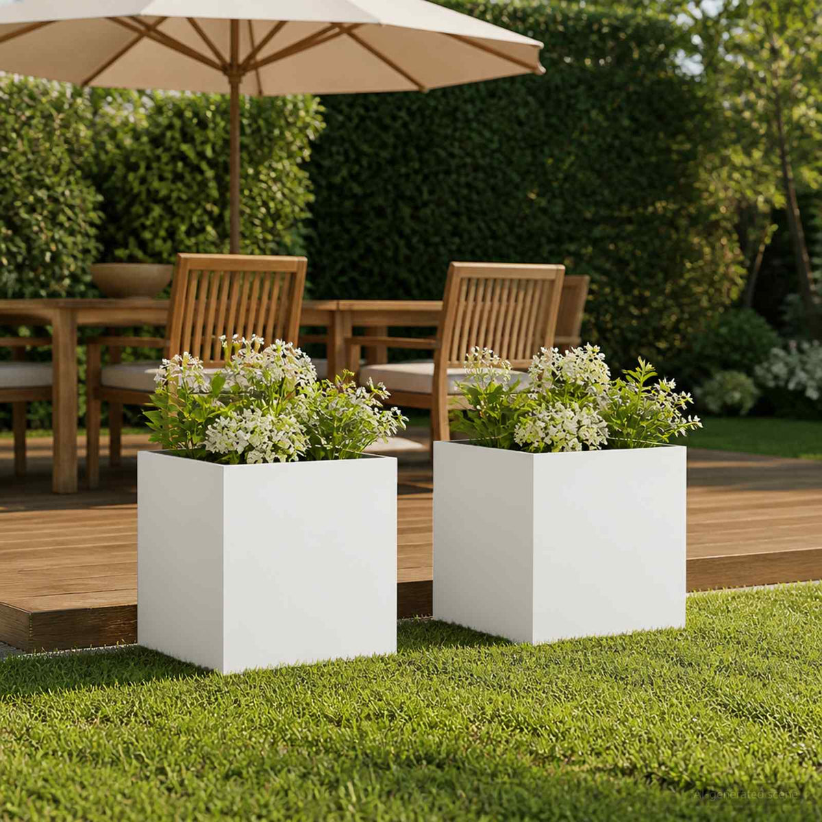 Planters 2 Pcs Corten Steel