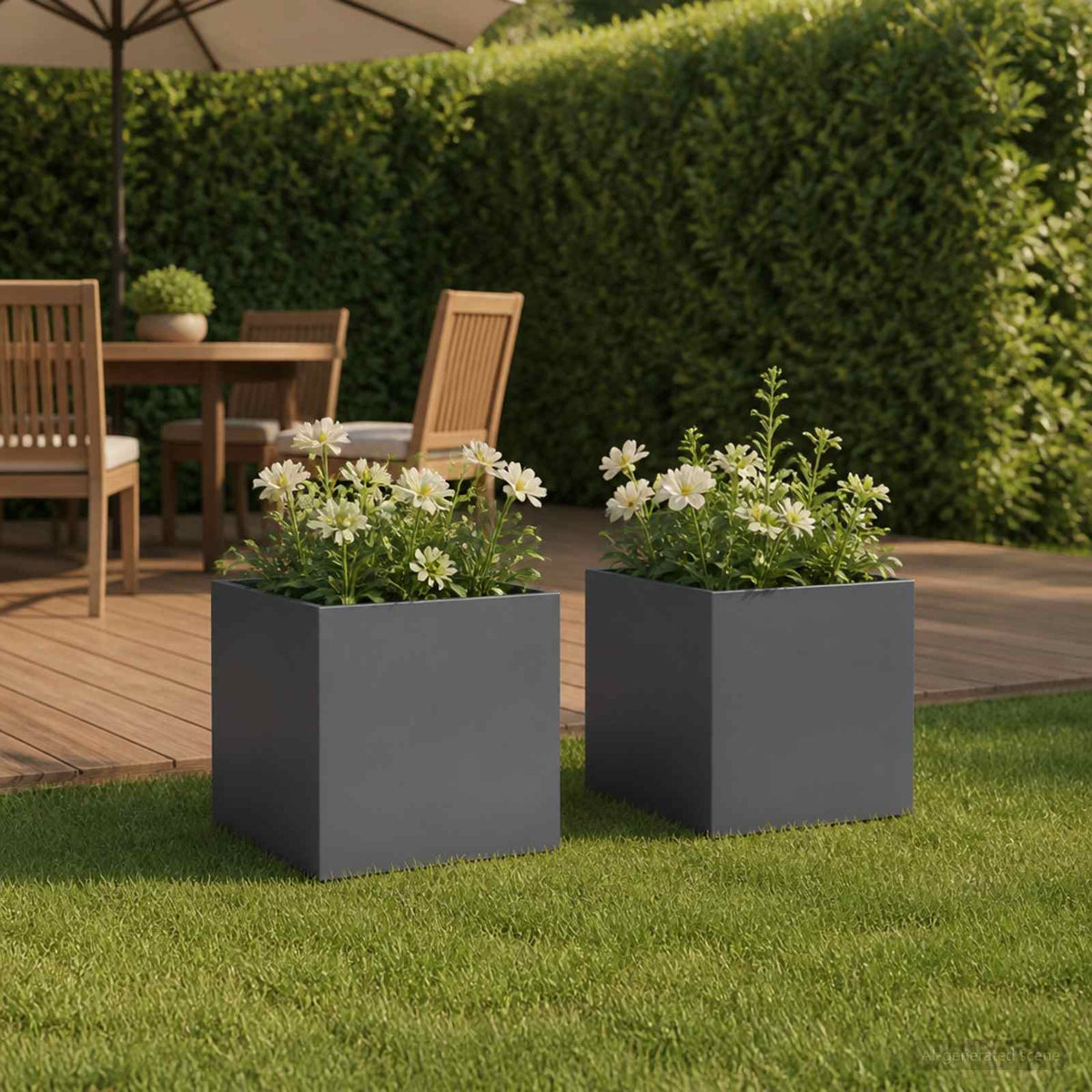 Planters 2 Pcs Corten Steel