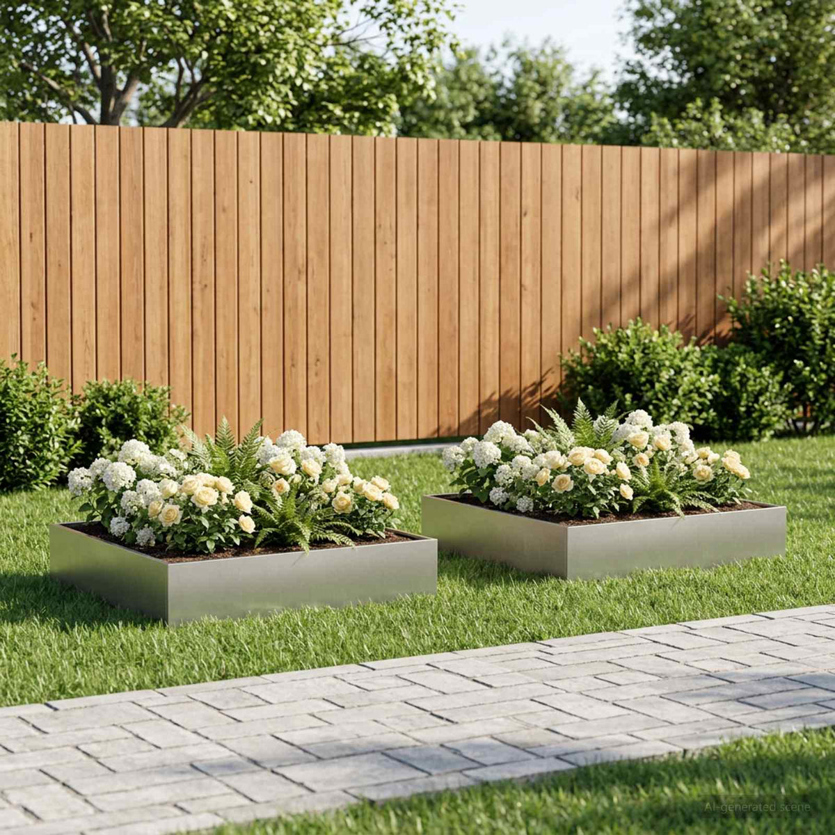 Planters 2 Pcs Corten Steel