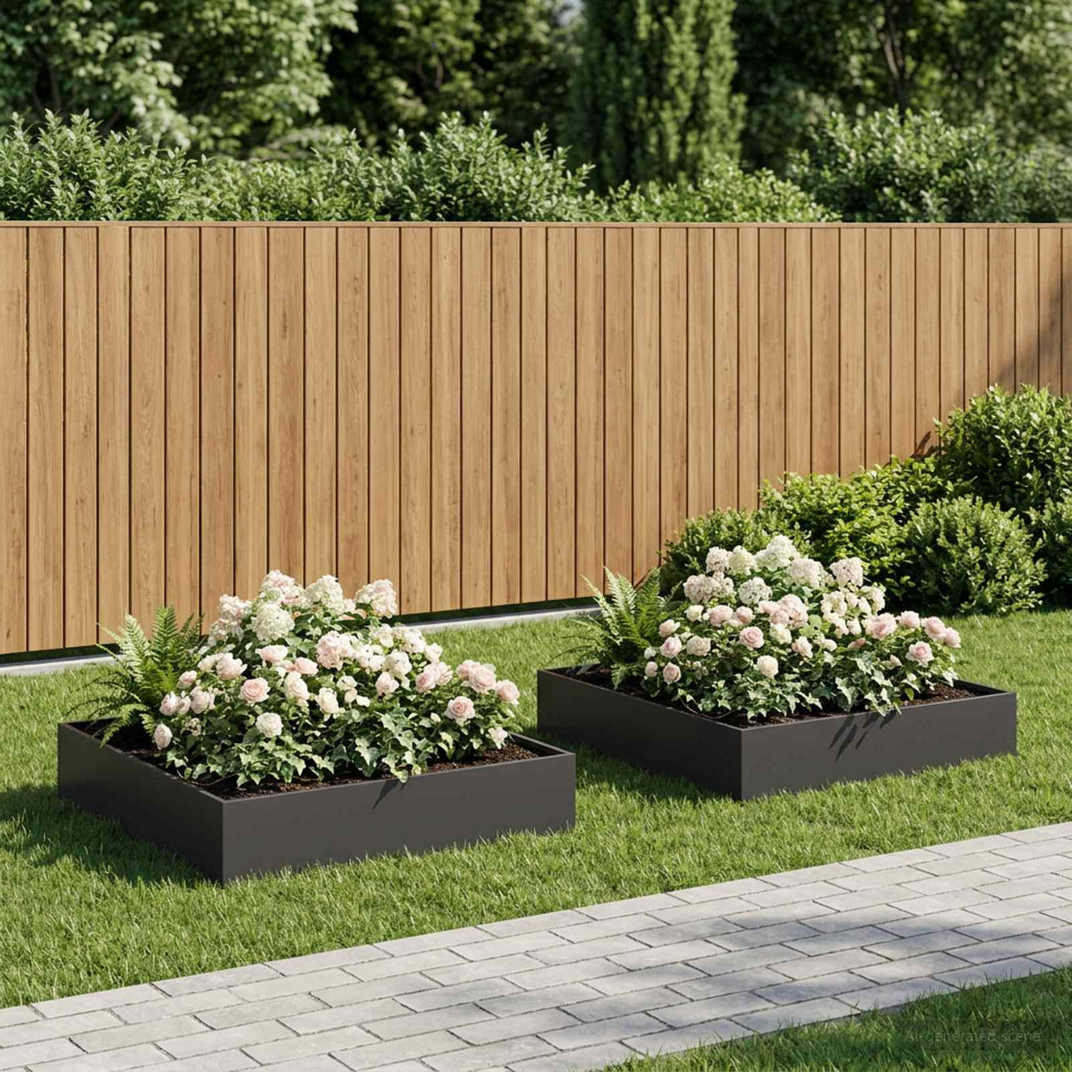 Planters 2 Pcs Corten Steel
