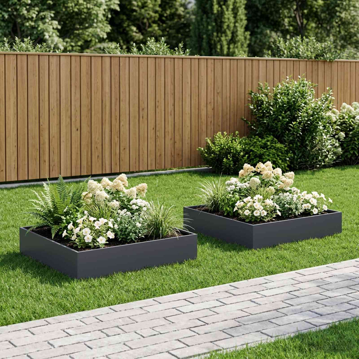 Planters 2 Pcs Corten Steel