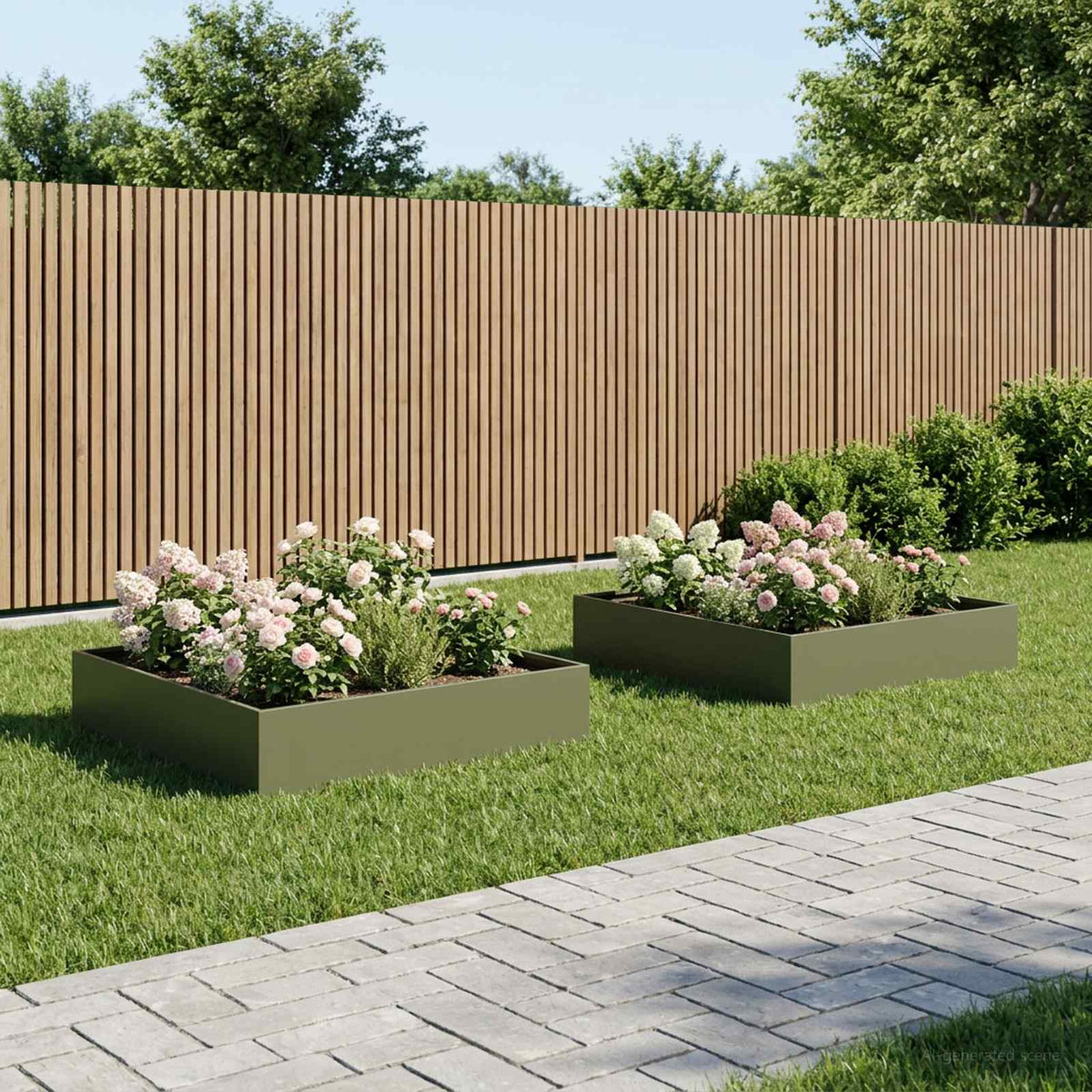 Planters 2 Pcs Corten Steel