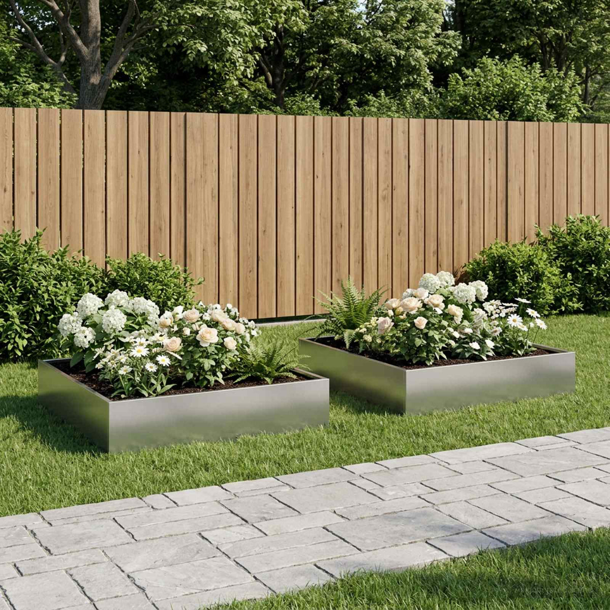 Planters 2 Pcs Corten Steel
