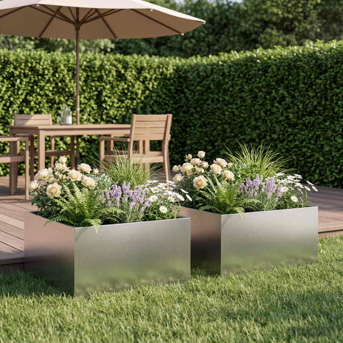 Planters 2 Pcs Corten Steel