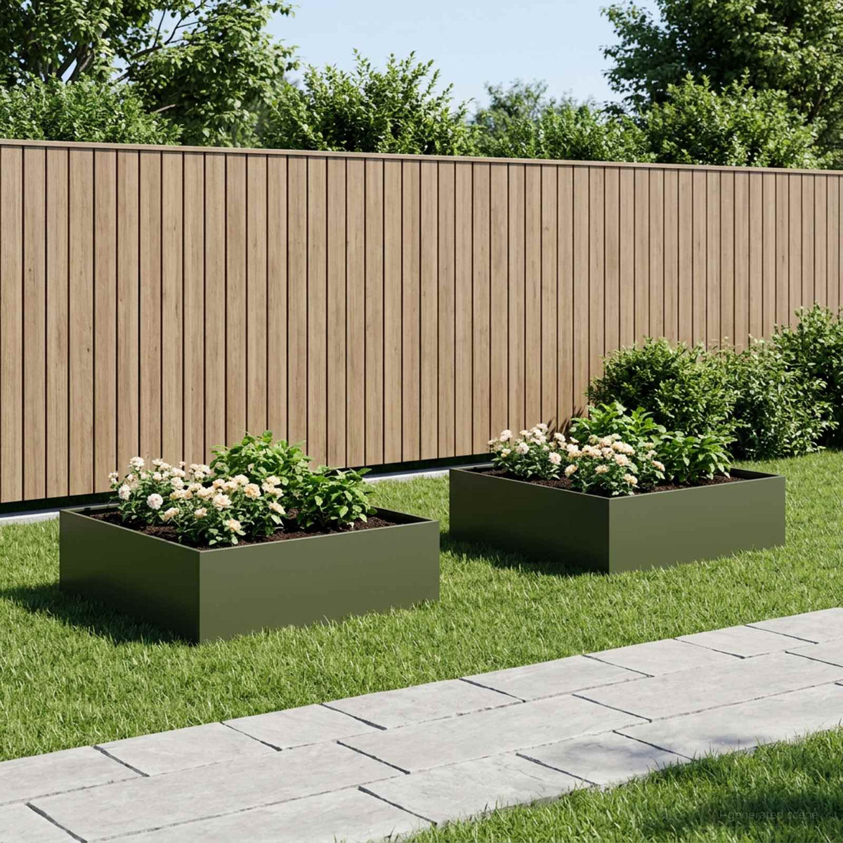 Planters 2 Pcs Corten Steel