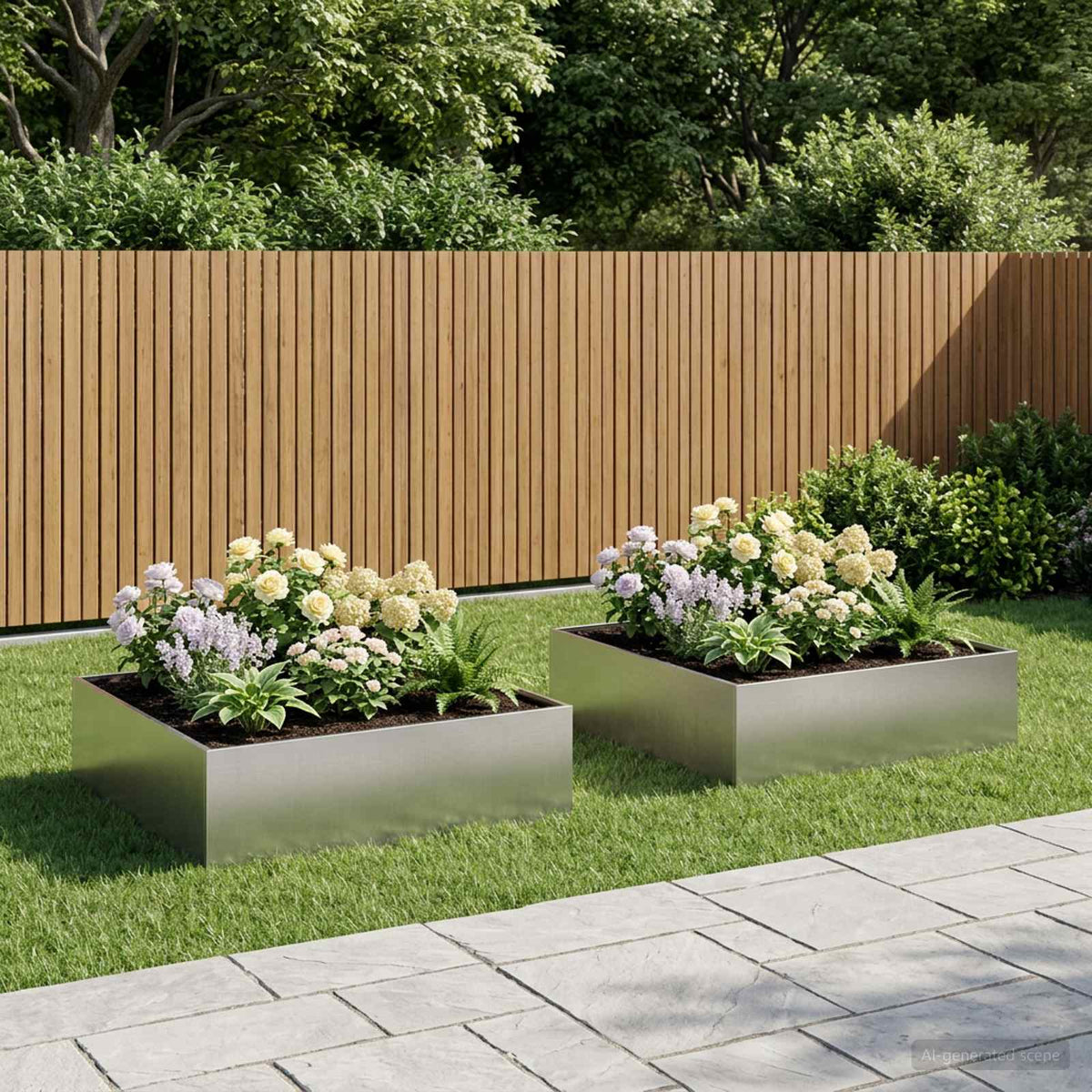 Planters 2 Pcs Corten Steel