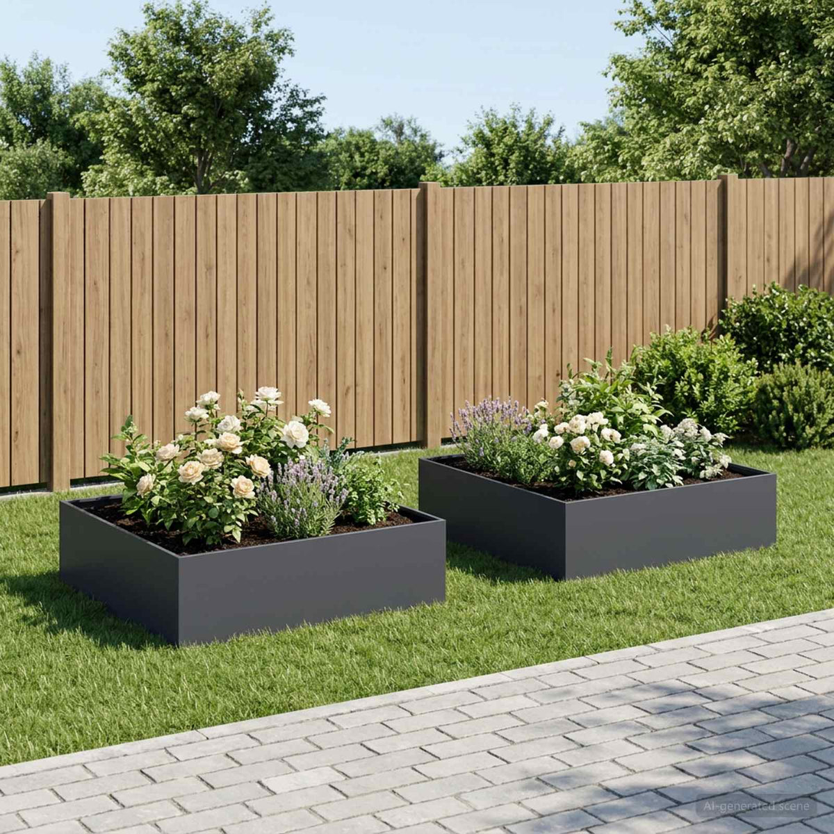 Planters 2 Pcs Corten Steel