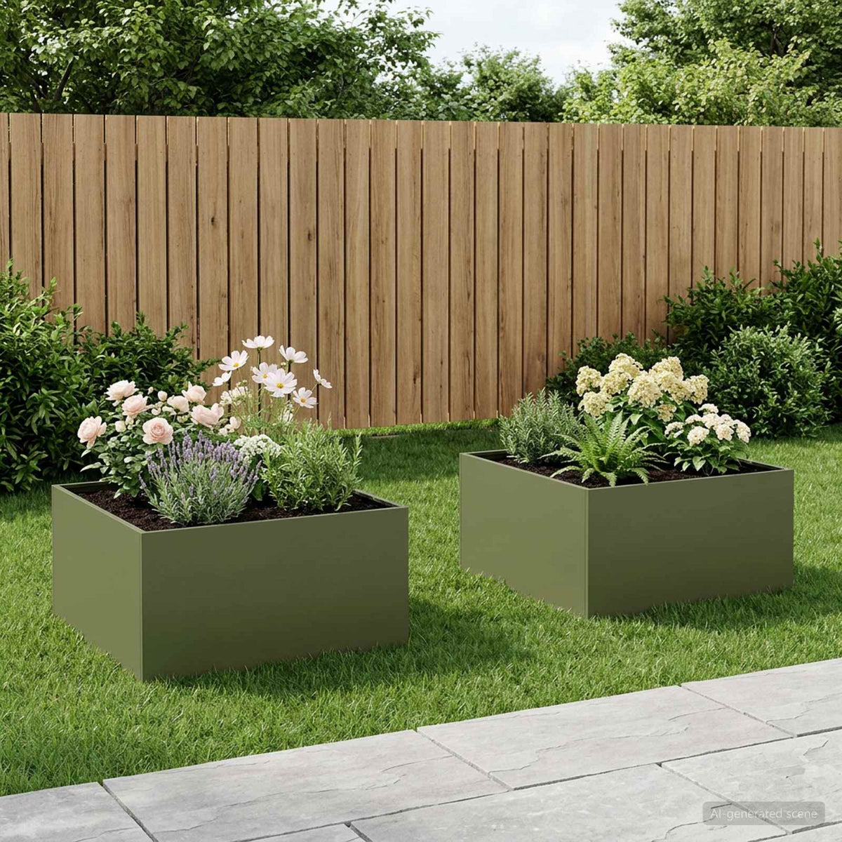 Planters 2 Pcs Corten Steel