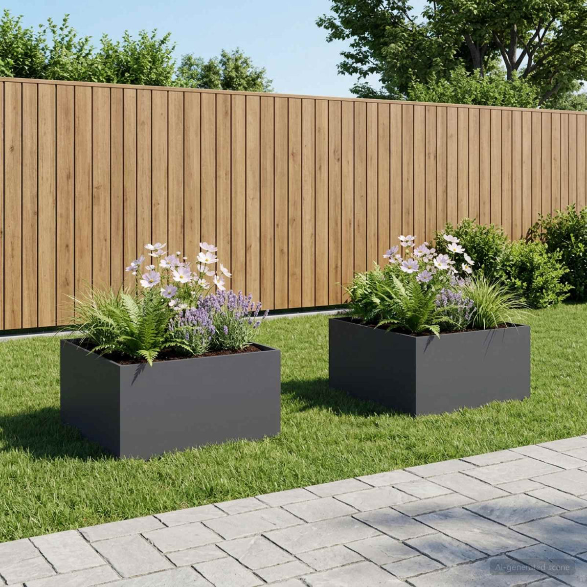 Planters 2 Pcs Corten Steel