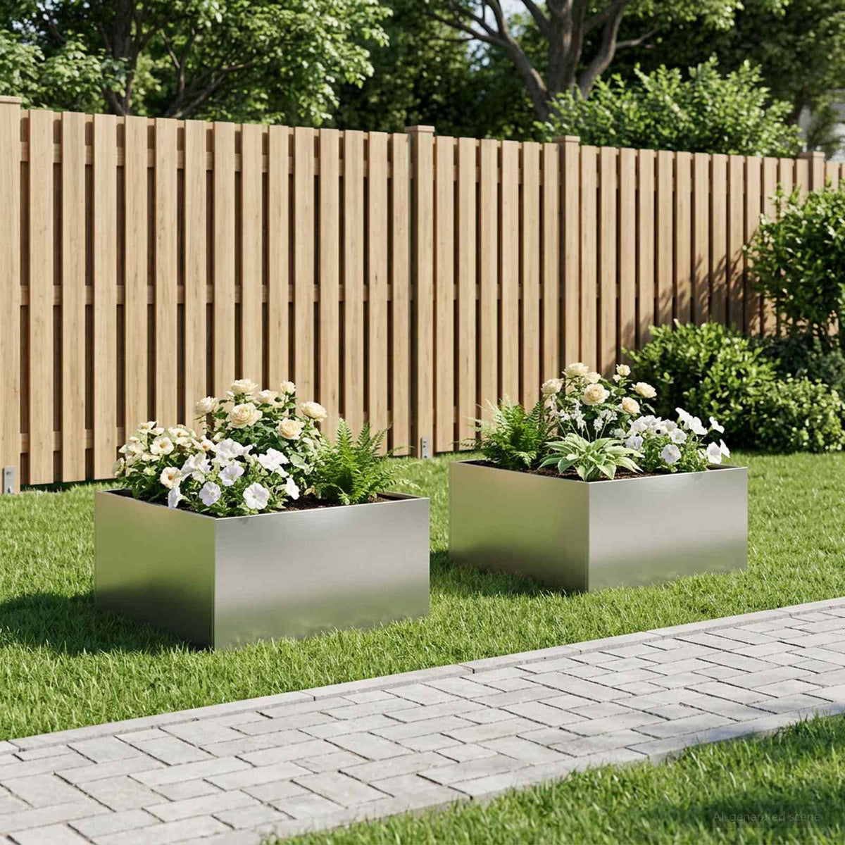 Planters 2 Pcs Corten Steel
