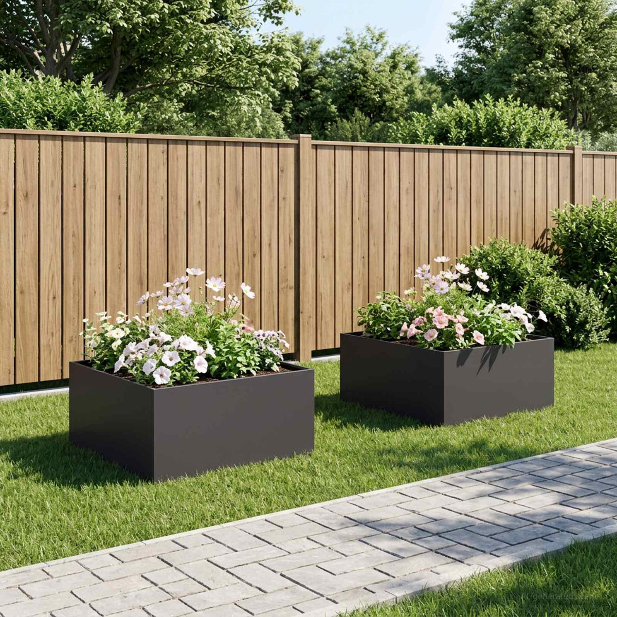 Planters 2 Pcs Corten Steel