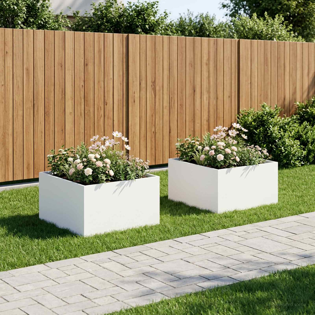 Planters 2 Pcs Corten Steel