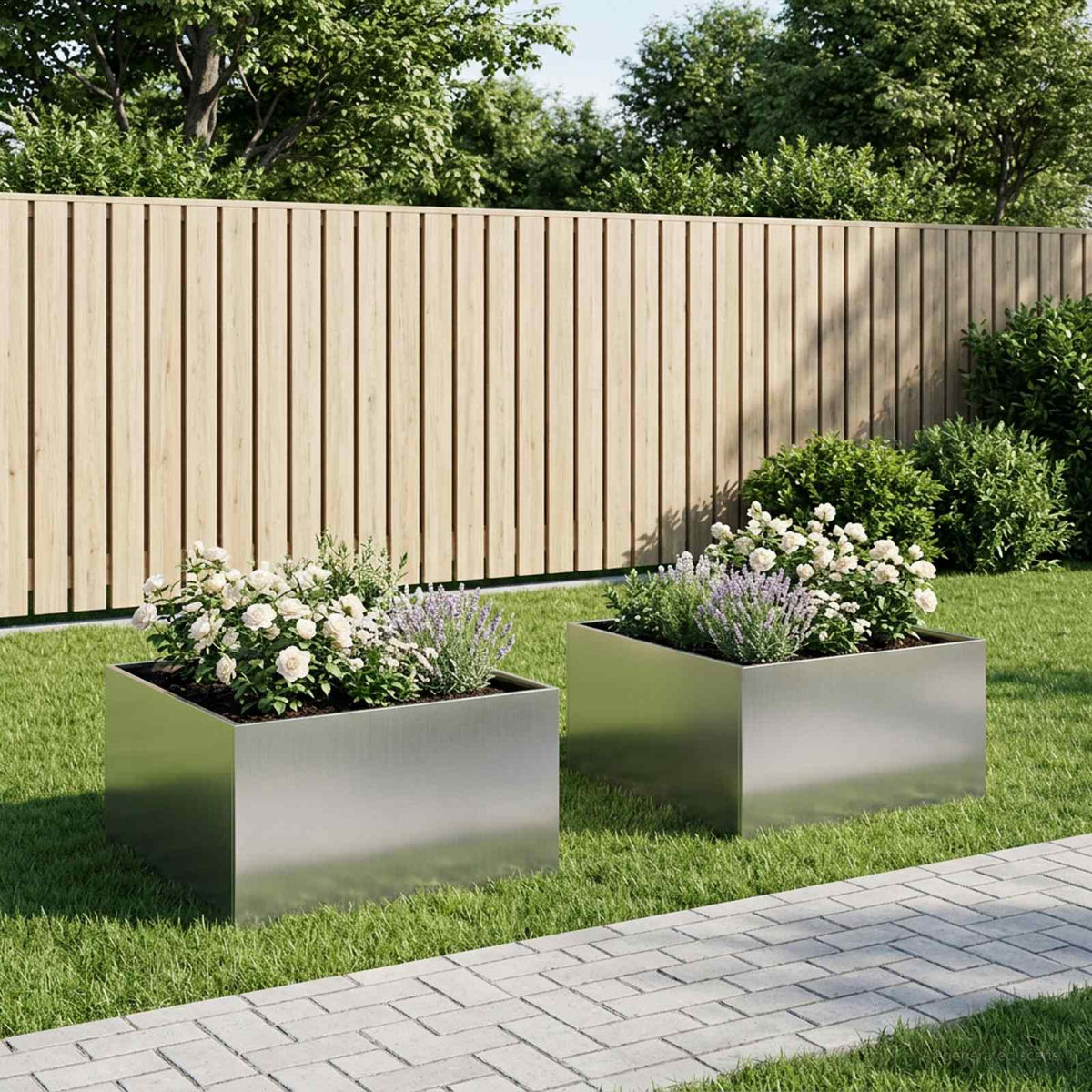 Planters 2 Pcs Corten Steel