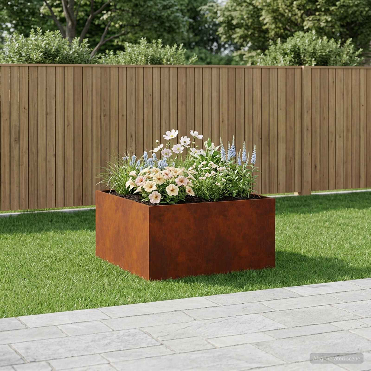 Planters 2 Pcs Corten Steel