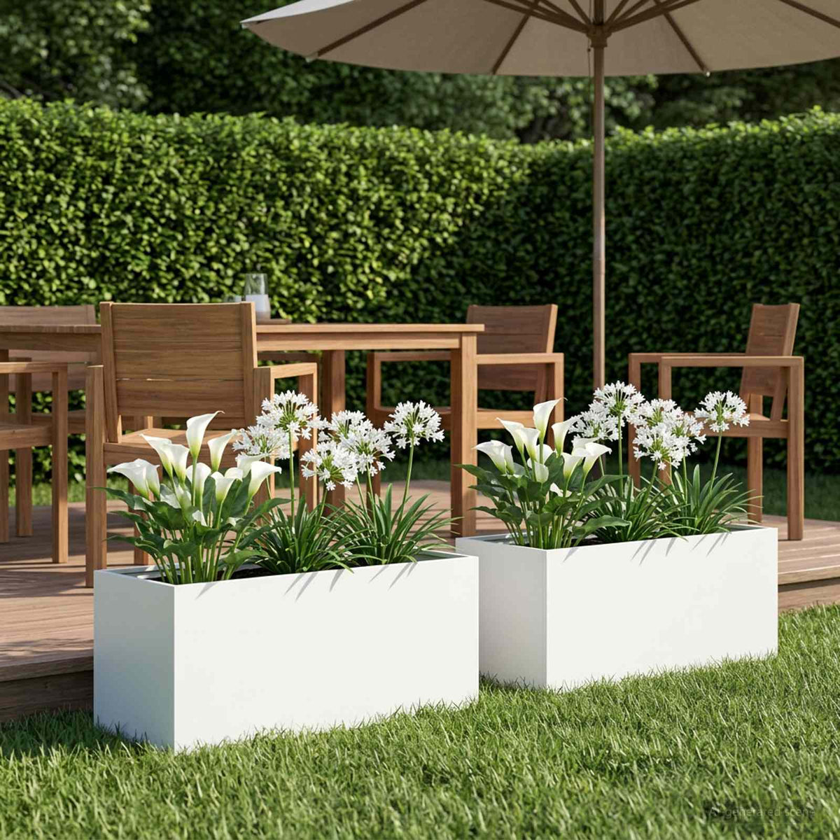 Planters 2 Pcs Corten Steel