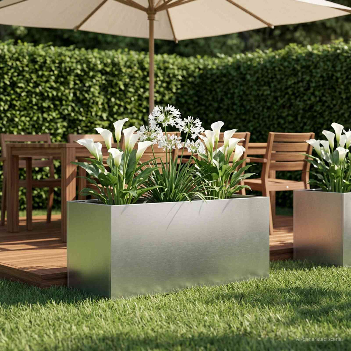 Planters 2 Pcs Corten Steel