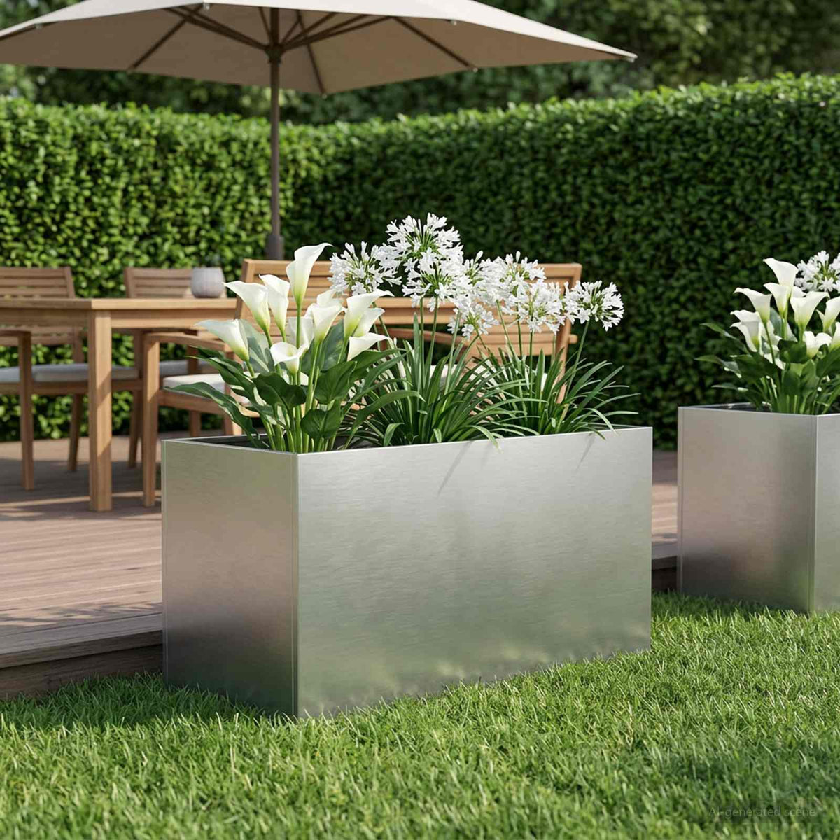 Planters 2 Pcs Corten Steel