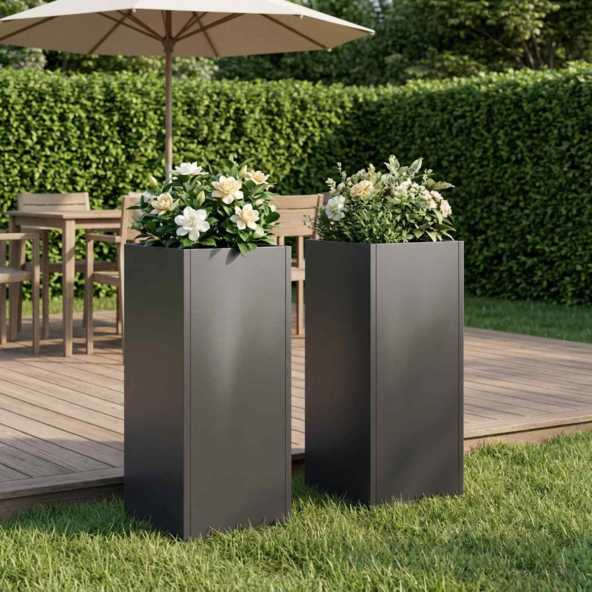 Planters 2 Pcs Corten Steel