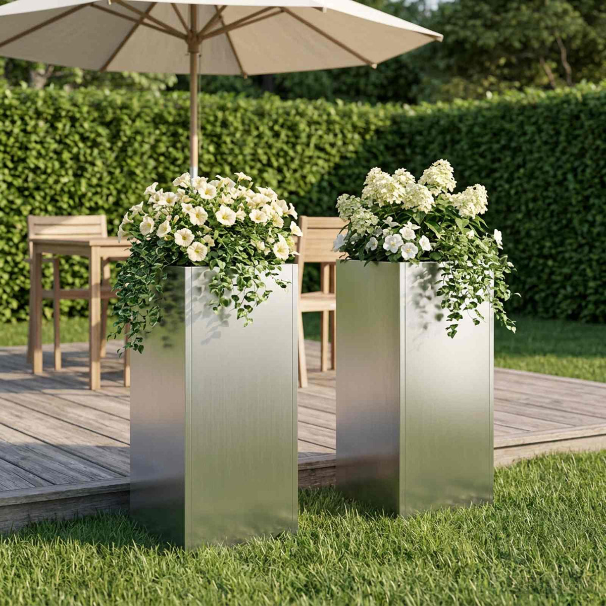 Planters 2 Pcs Corten Steel