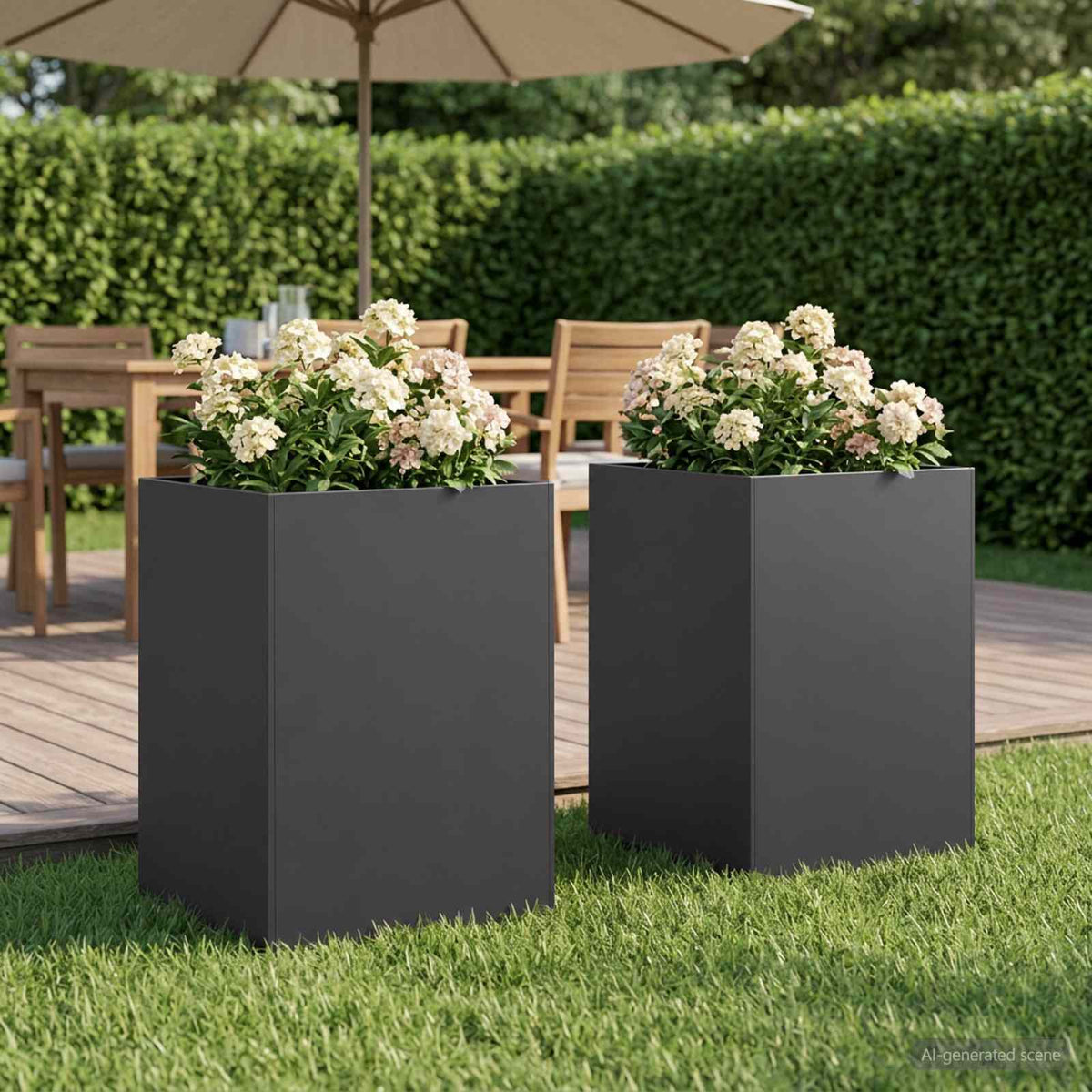 Planters 2 Pcs Corten Steel
