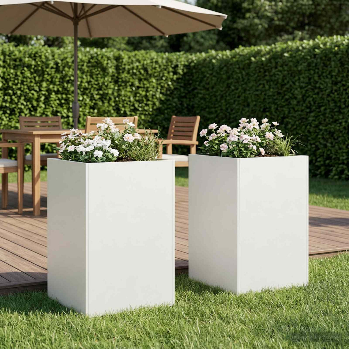Planters 2 Pcs Corten Steel