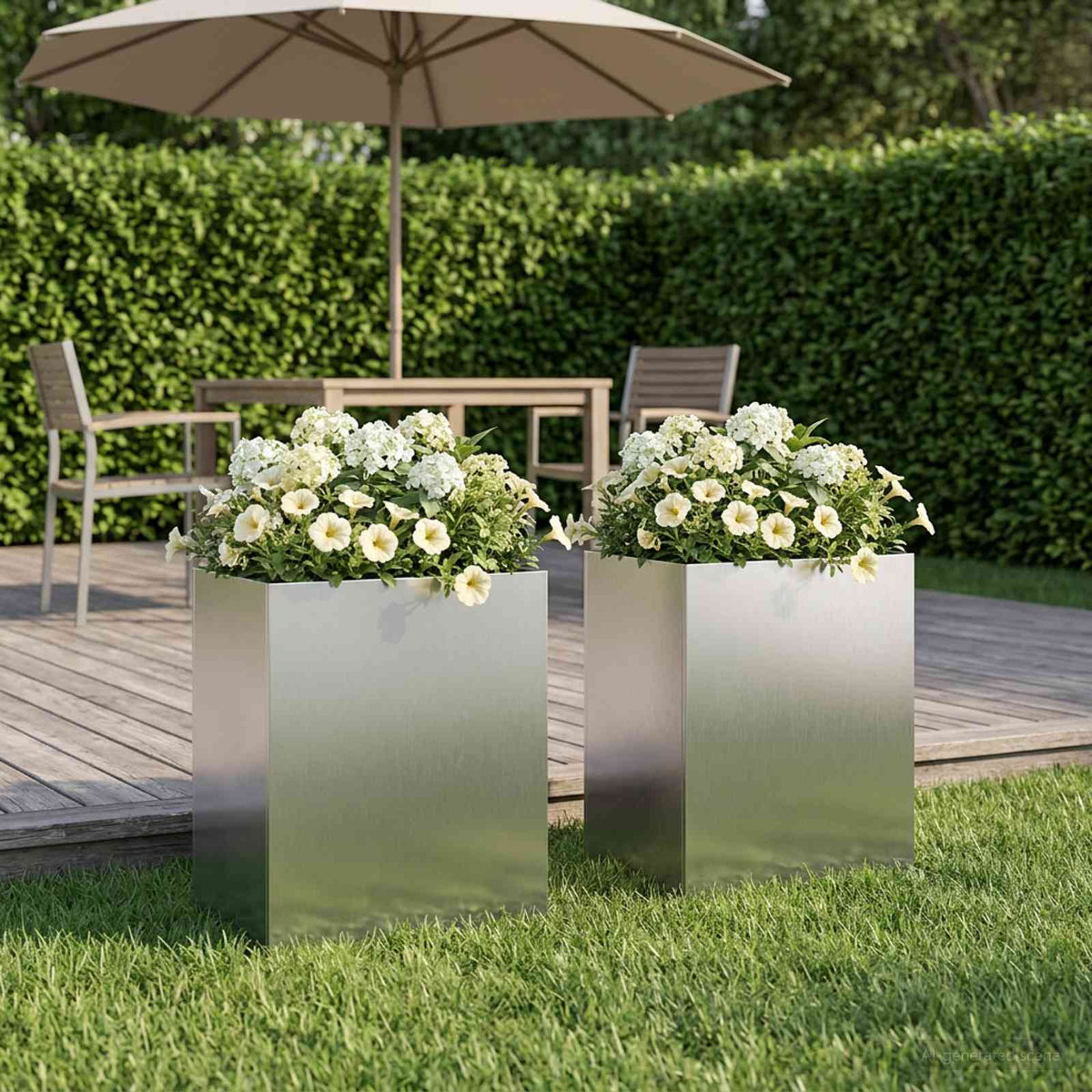 Planters 2 Pcs Corten Steel