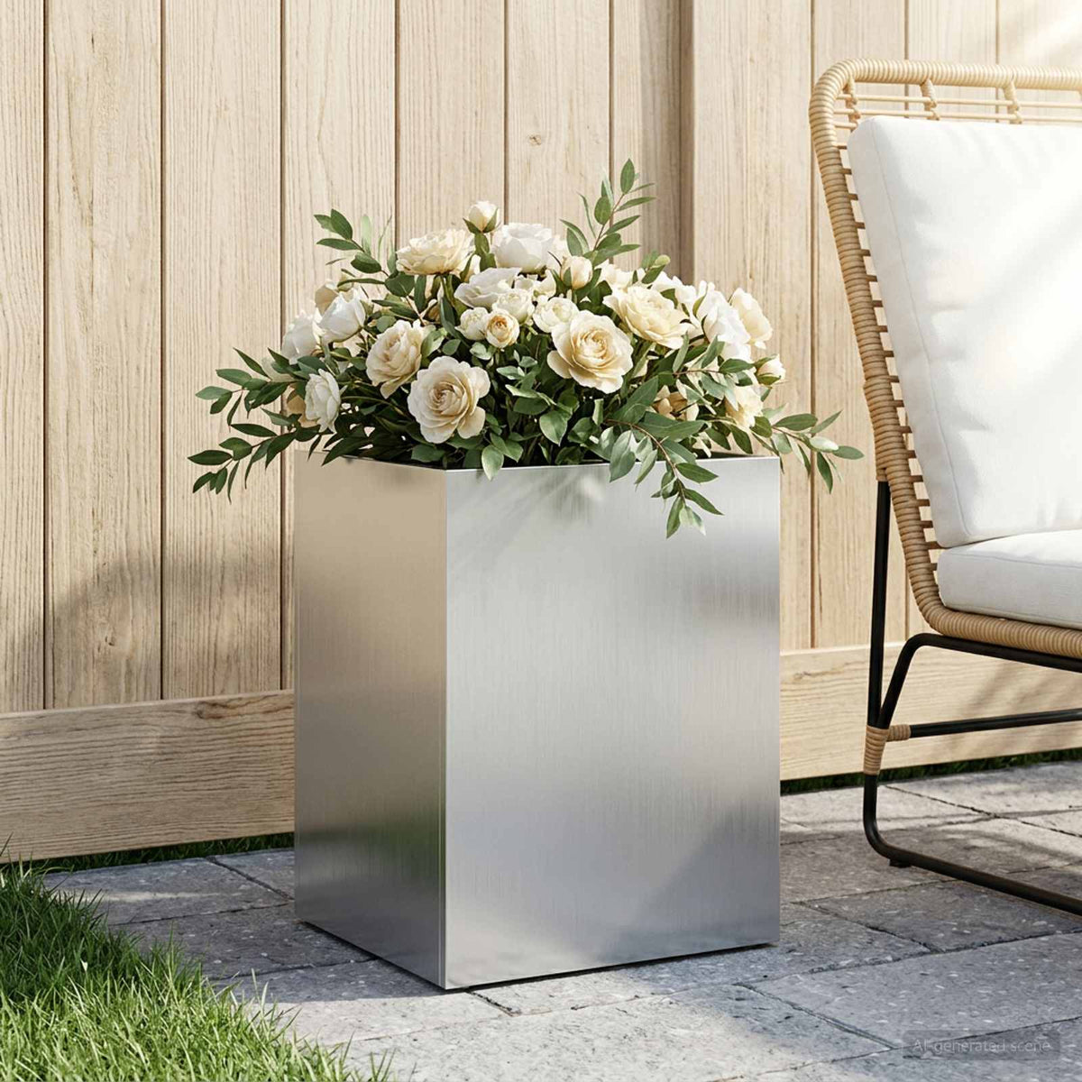 Planters 2 Pcs Corten Steel