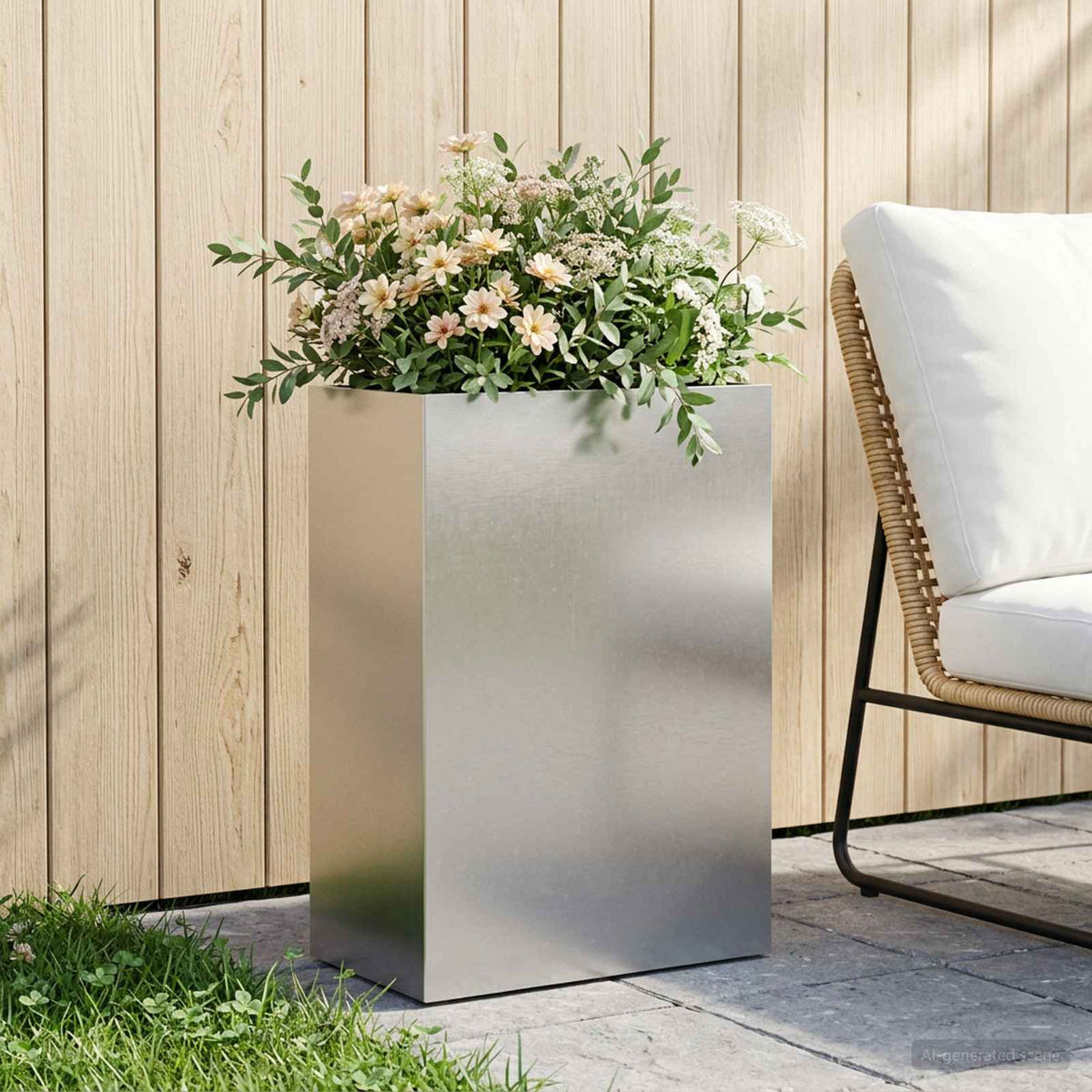 Planters 2 Pcs Corten Steel