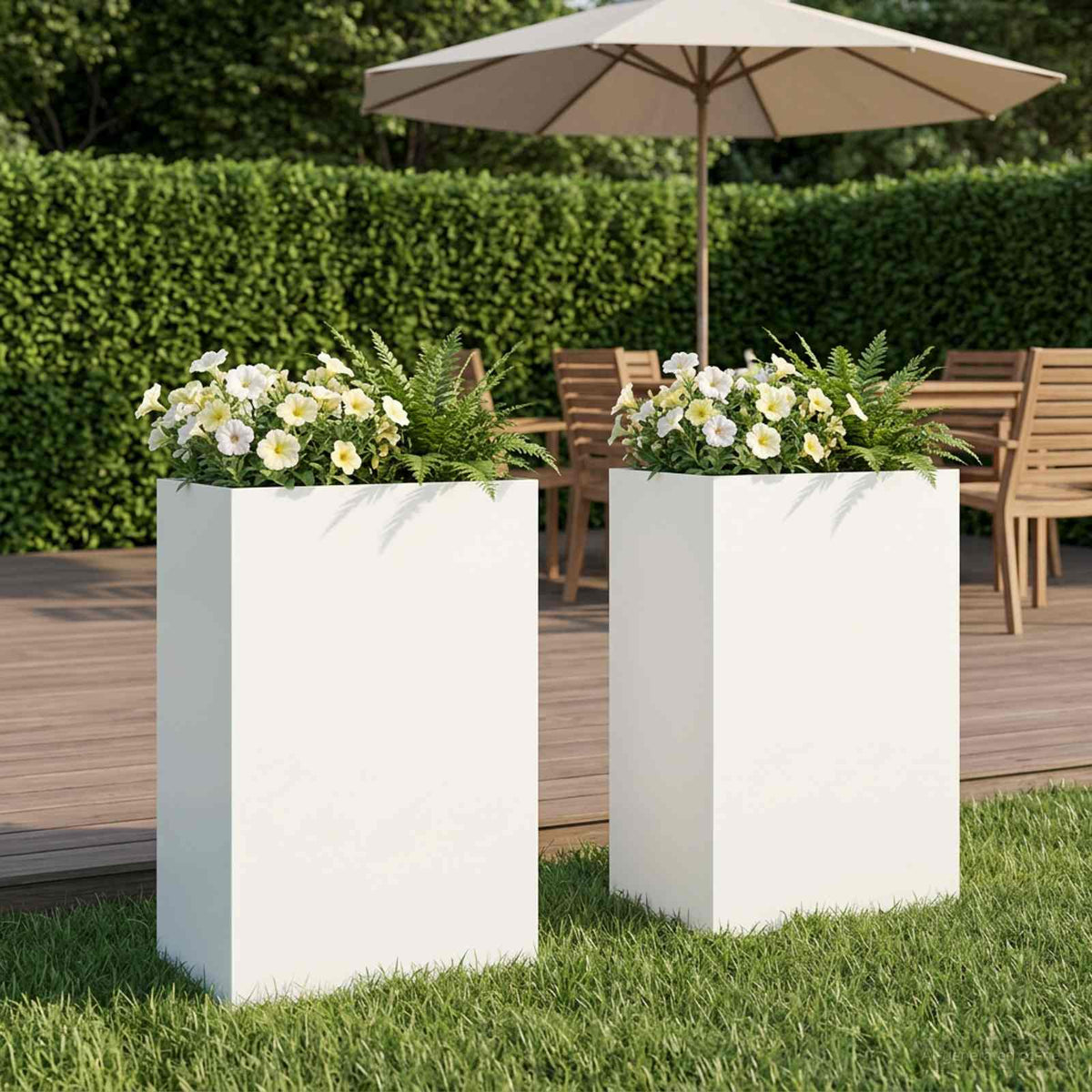 Planters 2 Pcs Corten Steel