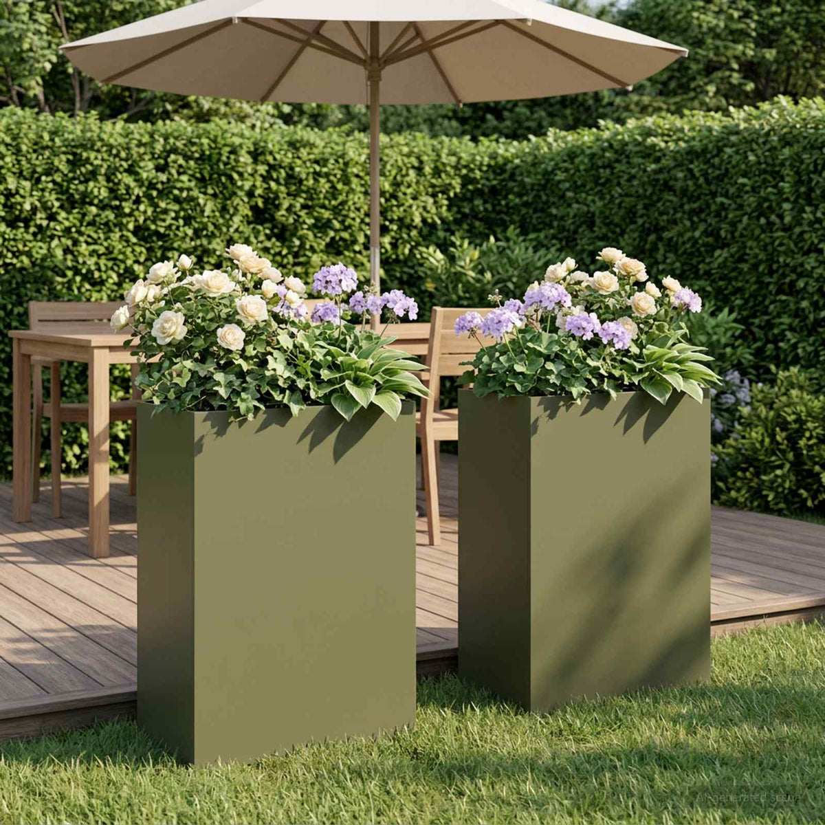 Planters 2 Pcs Corten Steel