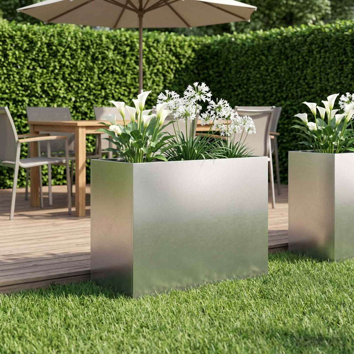 Planters 2 Pcs Corten Steel