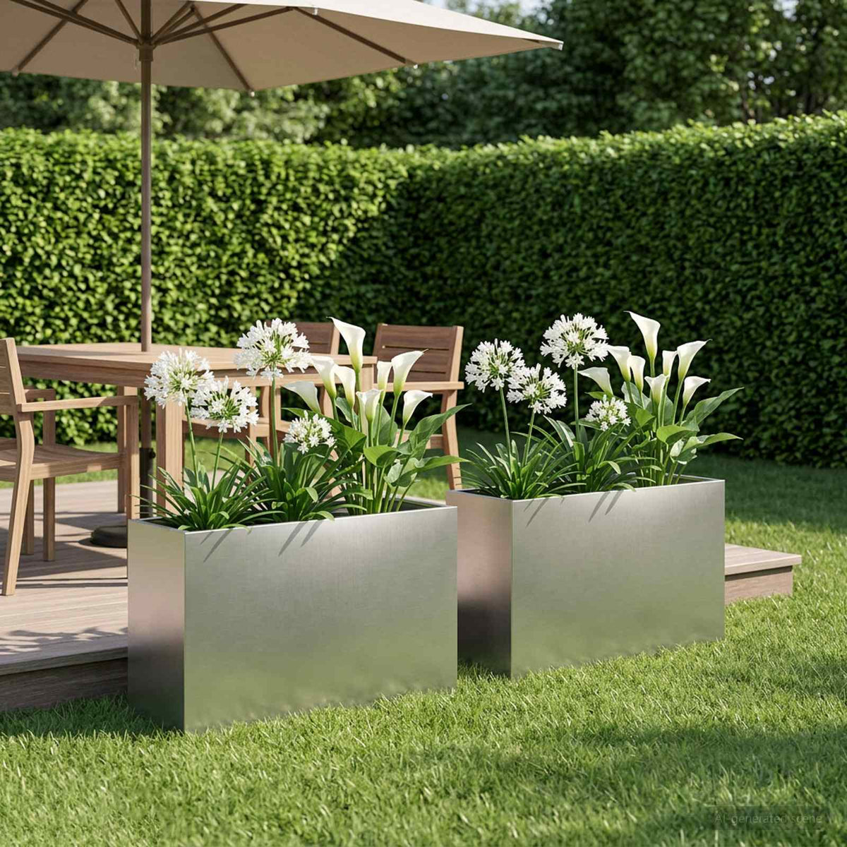Planters 2 Pcs Corten Steel