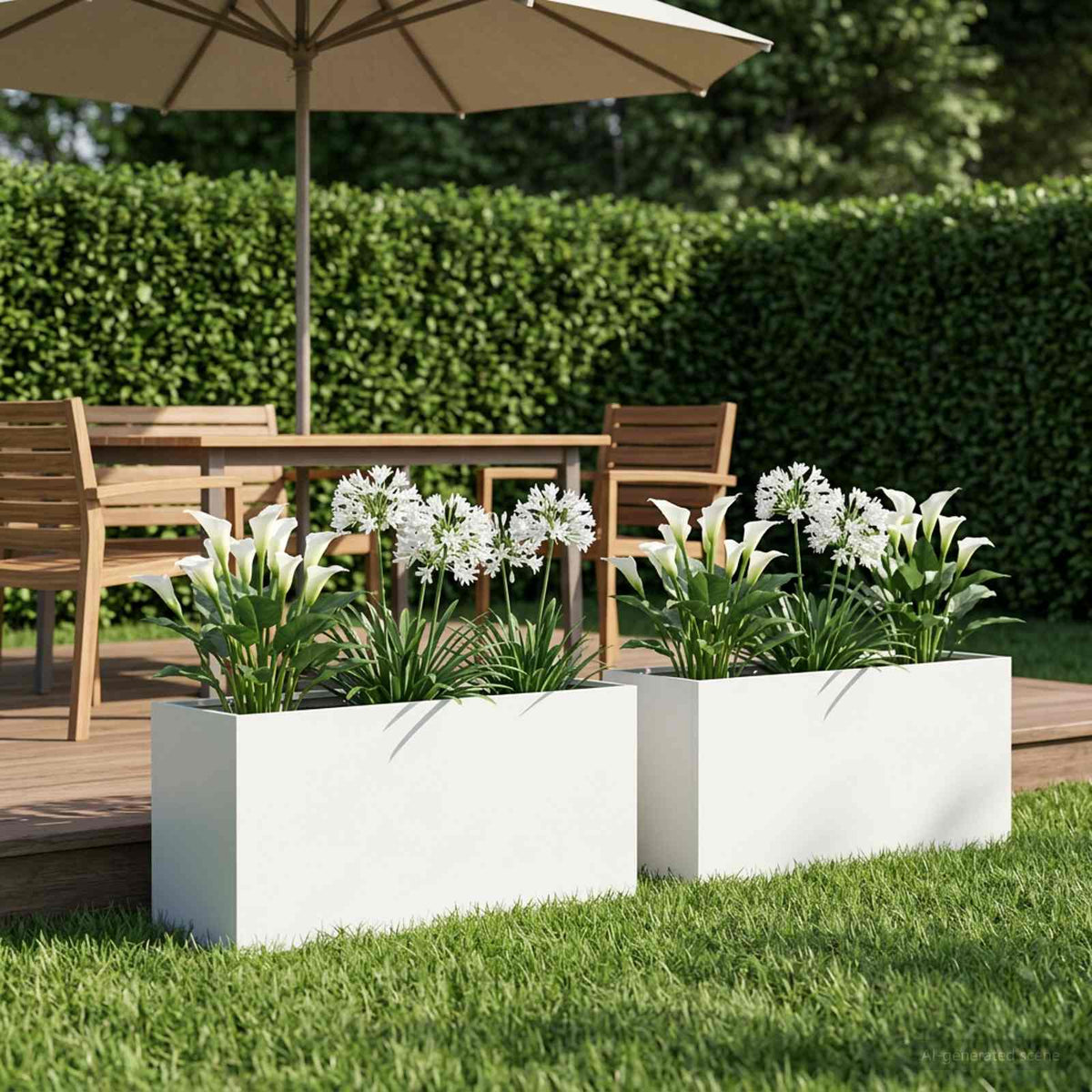 Planters 2 Pcs Corten Steel
