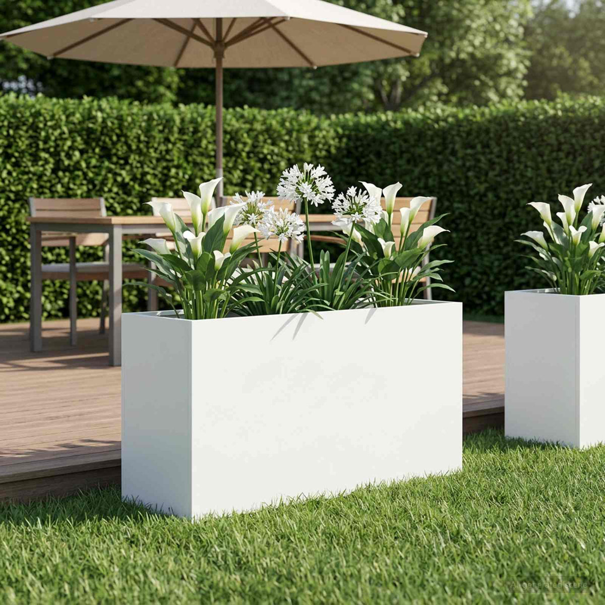Planters 2 Pcs Corten Steel