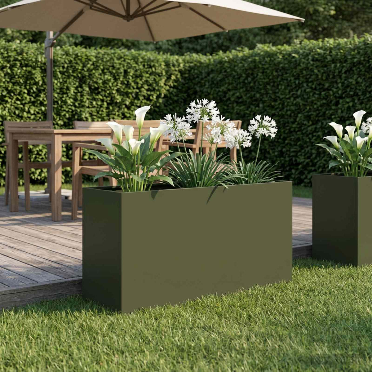 Planters 2 Pcs Corten Steel