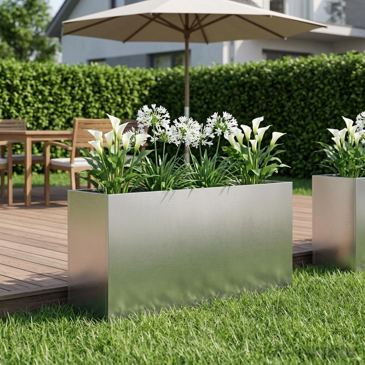 Planters 2 Pcs Corten Steel