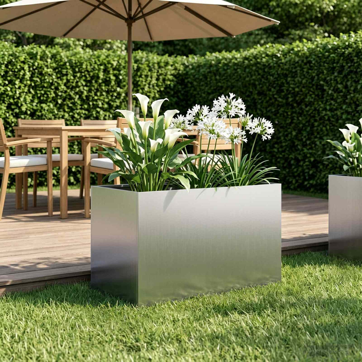 Planters 2 Pcs Corten Steel