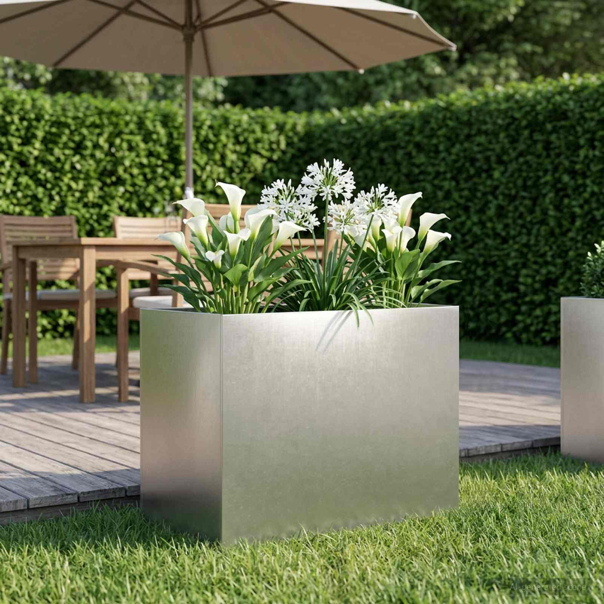 Planters 2 Pcs Corten Steel