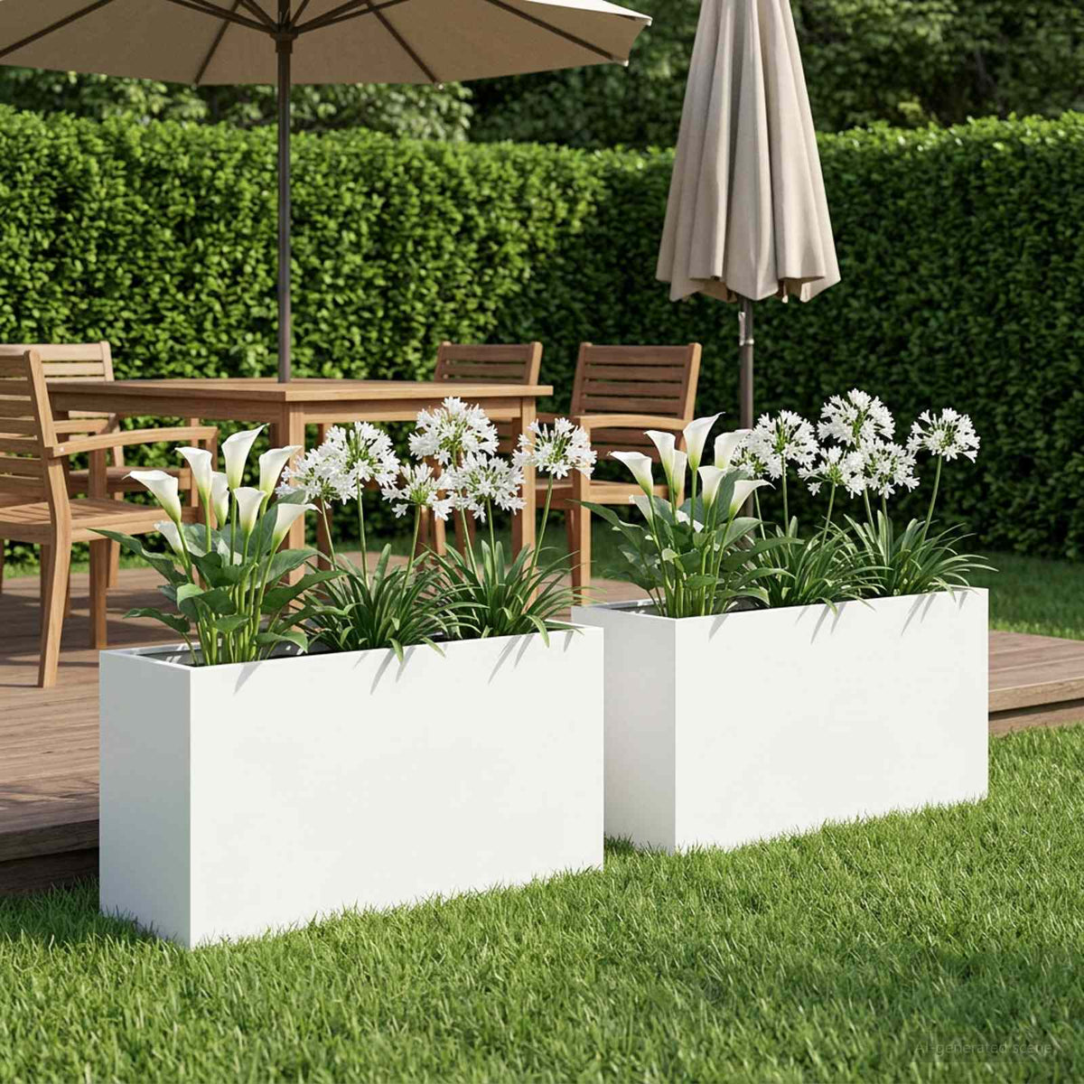 Planters 2 Pcs Corten Steel