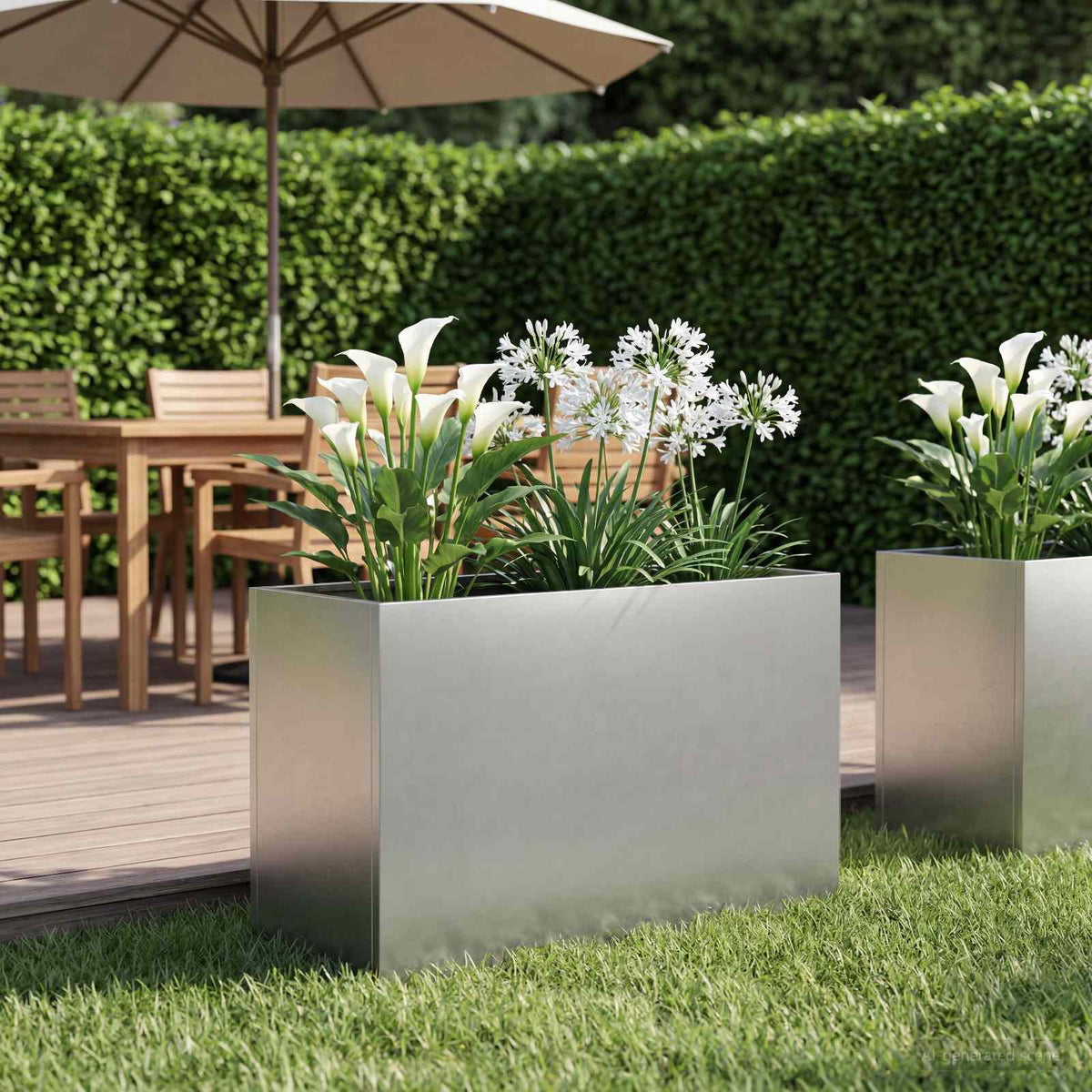 Planters 2 Pcs Corten Steel