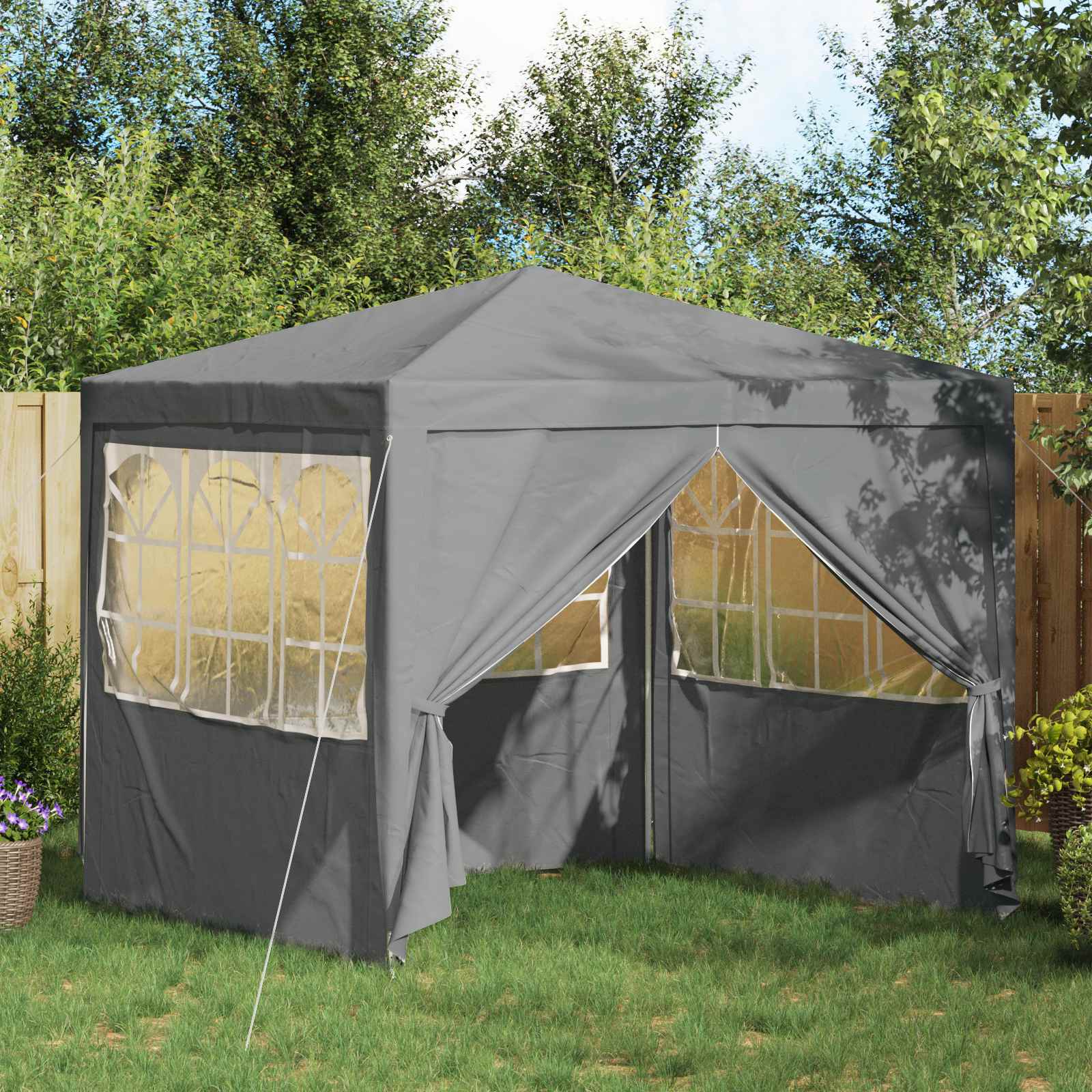 Professional Party Tent With Side Walls 90 G/M²