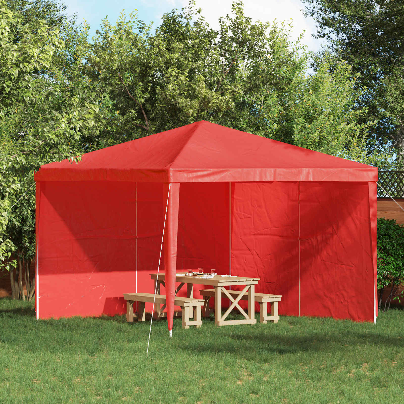 Party Tent Sidewall 2 Pcs Pe And Steel