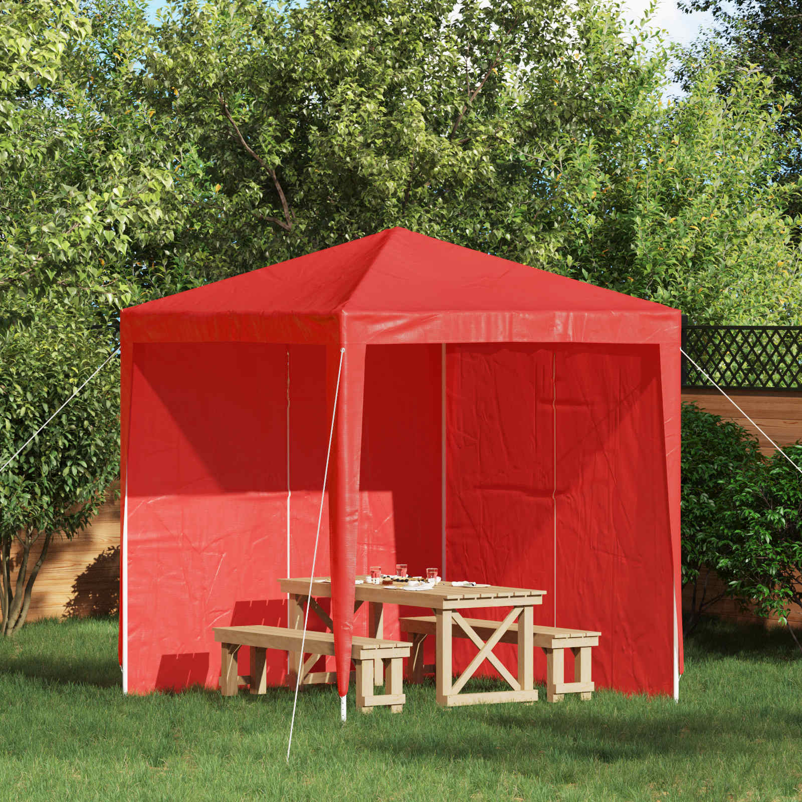 Party Tent Sidewall 2 Pcs Pe And Steel