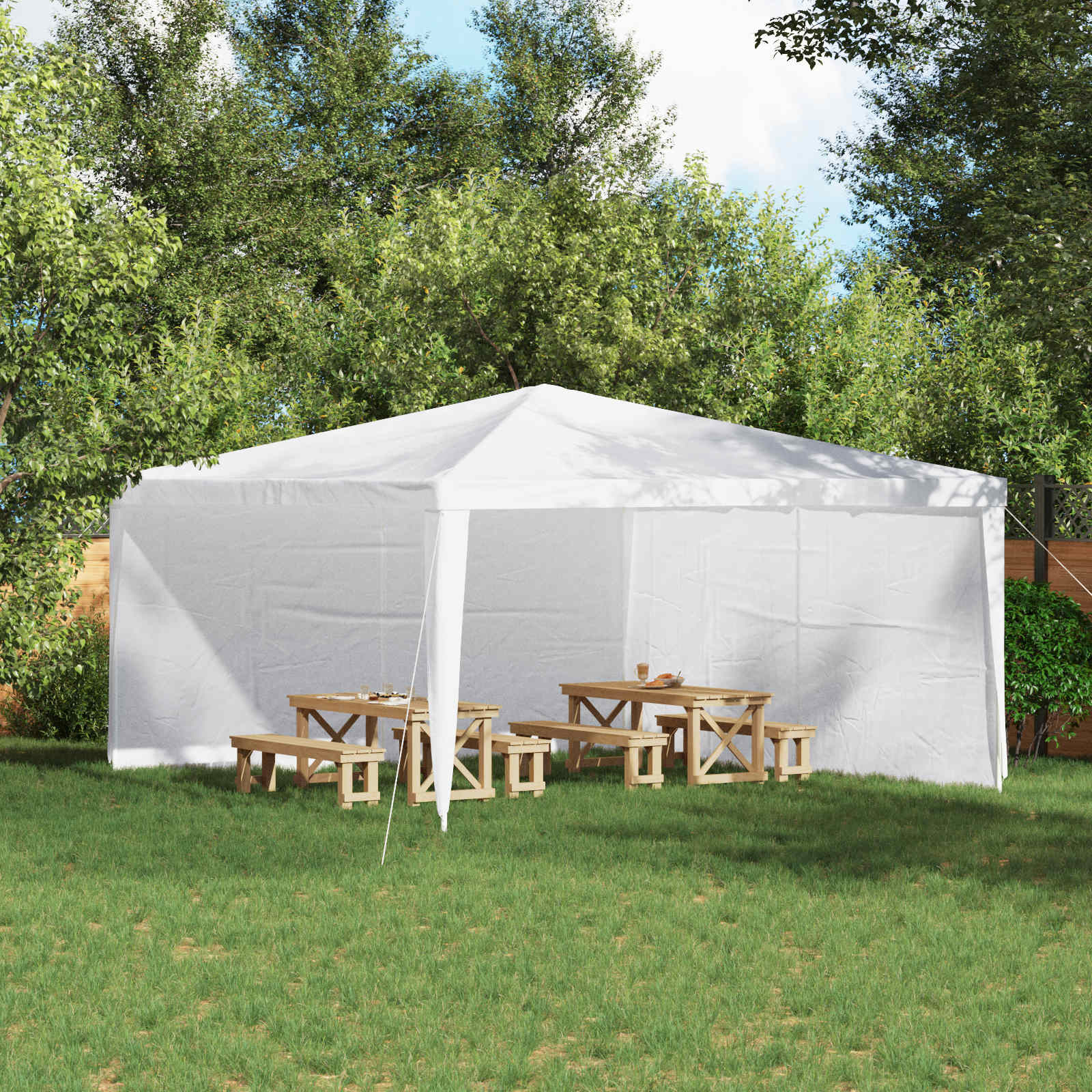 Party Tent Sidewall 2 Pcs Pe And Steel