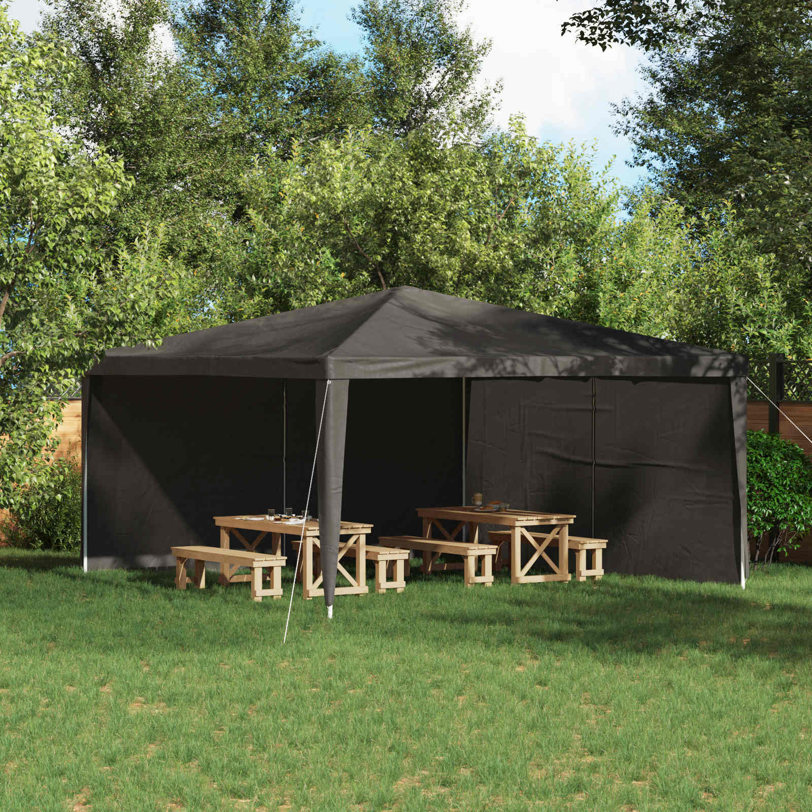 Party Tent Sidewall 2 Pcs Pe And Steel