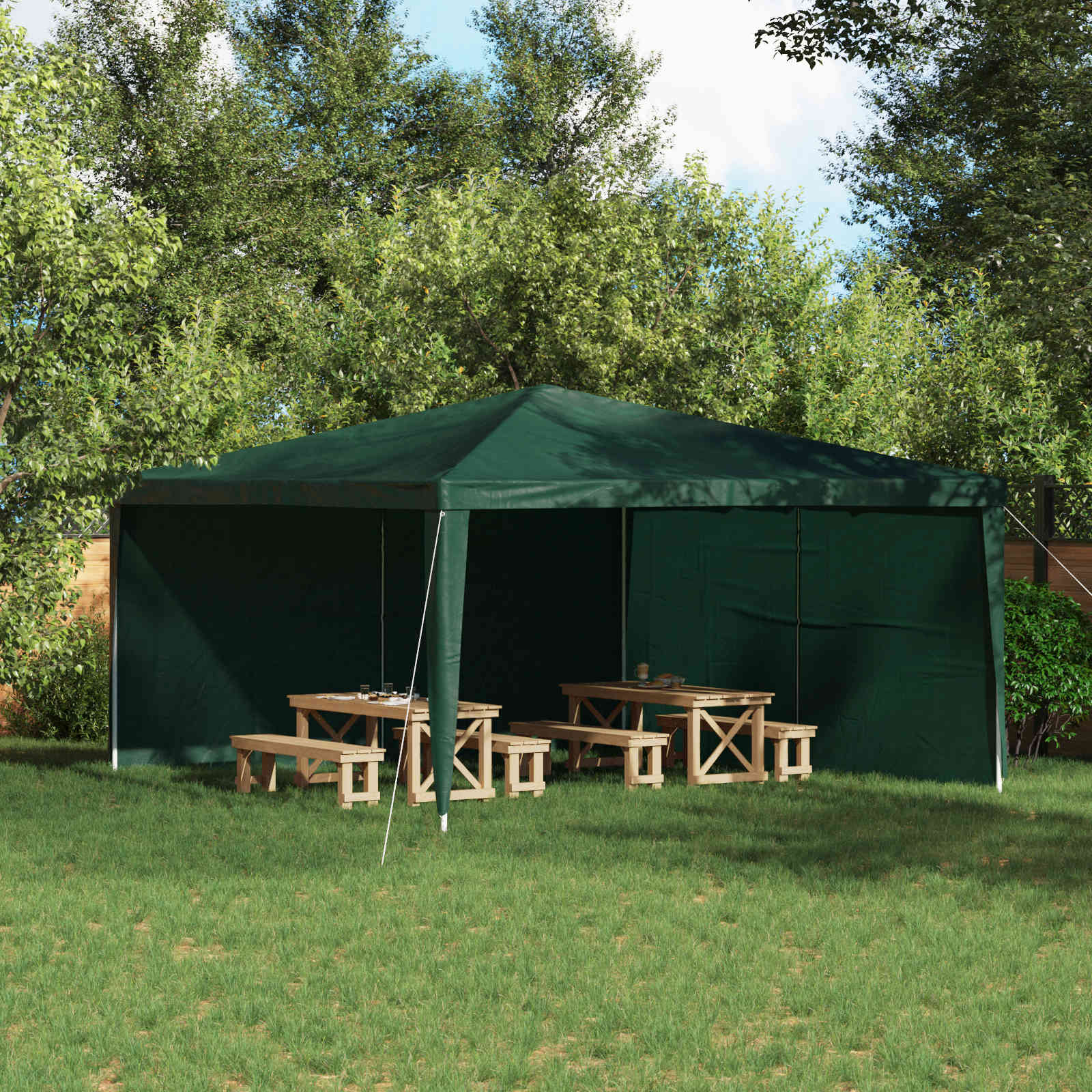 Party Tent Sidewall 2 Pcs Pe And Steel