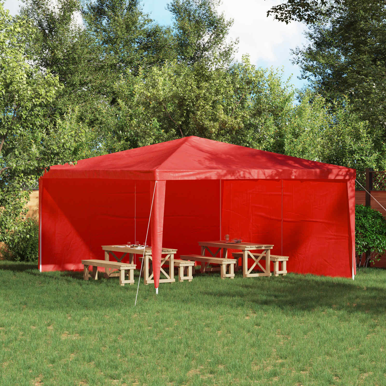 Party Tent Sidewall 2 Pcs Pe And Steel
