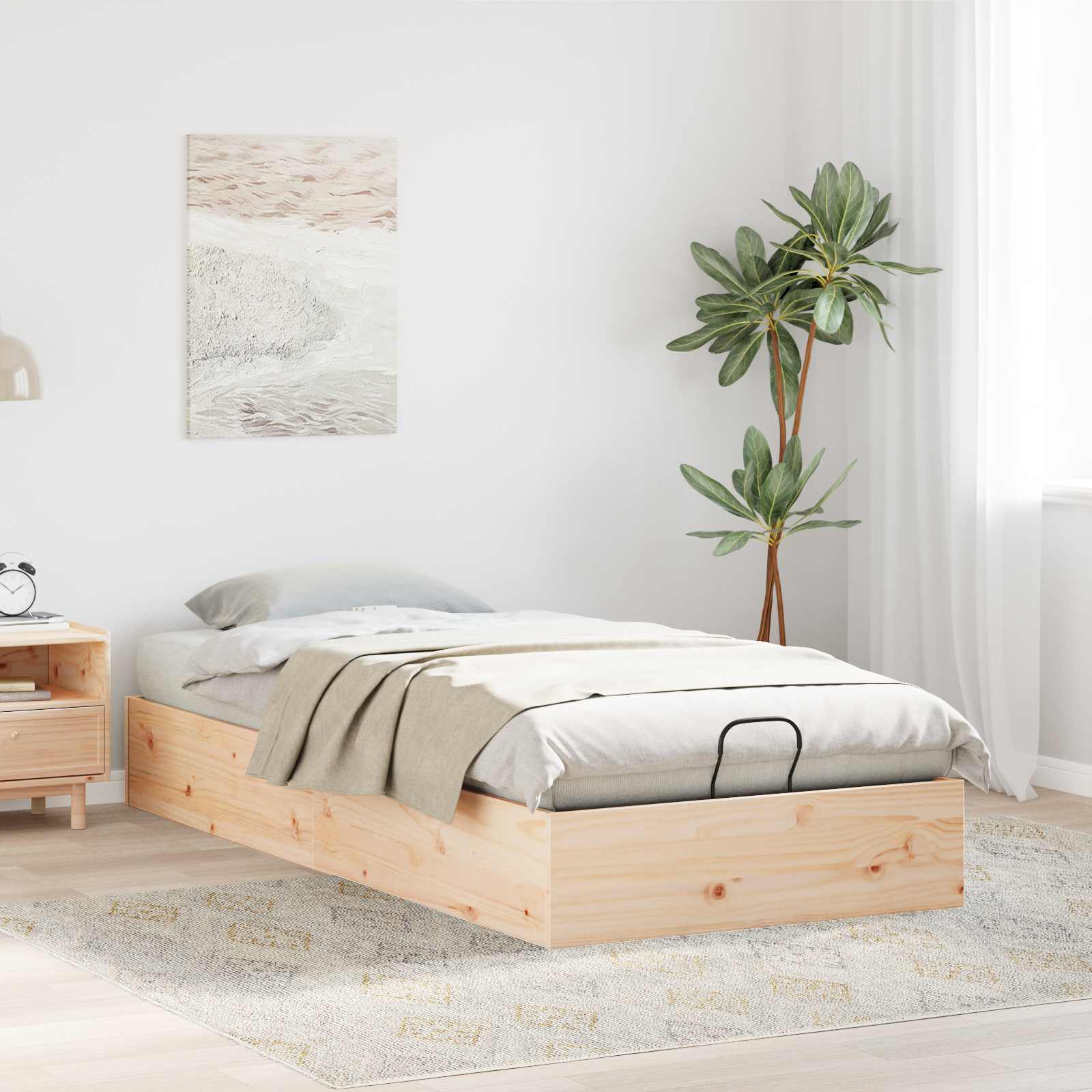 Ottoman Bed Frame With Storage 70 X 190 Cm