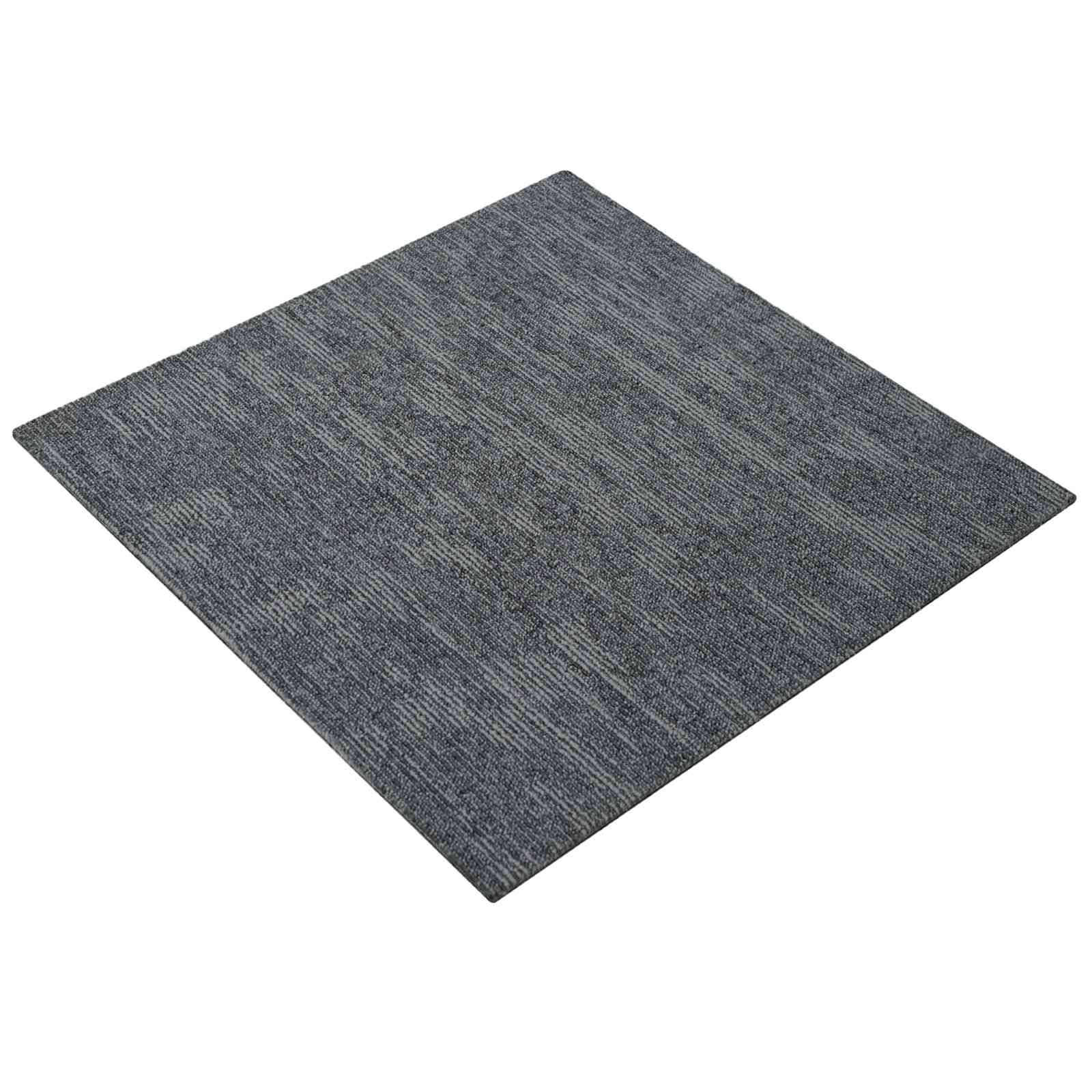 Carpet Tile 50 X 50 Cm 4 Pcs Pp And Bitumen